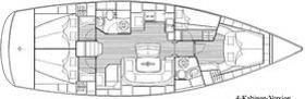 Pôdorys - BAVARIA 46 CRUISER